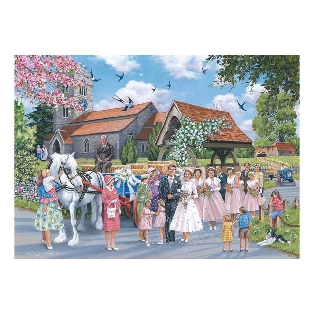 The House of Puzzles Country Wedding Puzzel 1000 Stukjes