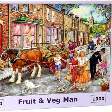 The House of Puzzles Fruit & Veg Man Puzzel 1000 Stukjes