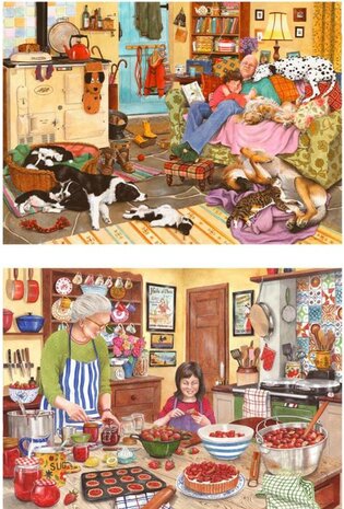 The House of Puzzles Heart of the Home Puzzel 2x500 XL Stukjes