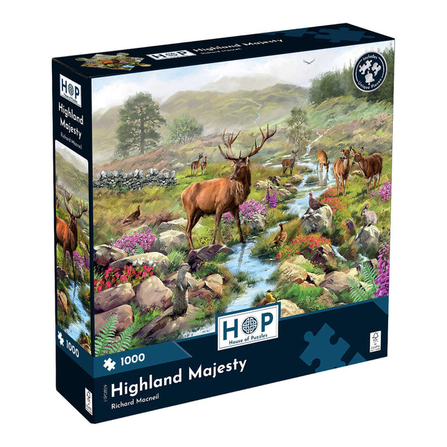The House of Puzzles Highland Majesty Puzzel 1000 Stukjes
