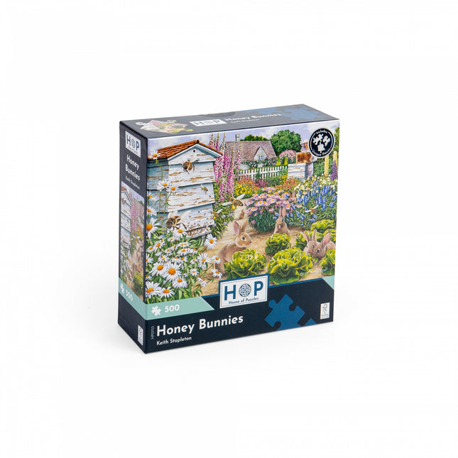 The House of Puzzles Honey Bunnies Puzzel 500 XL stukjes