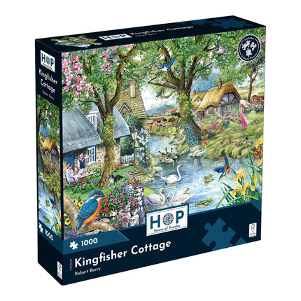 The House of Puzzles Kingfisher Cottage Puzzel 1000 Stukjes