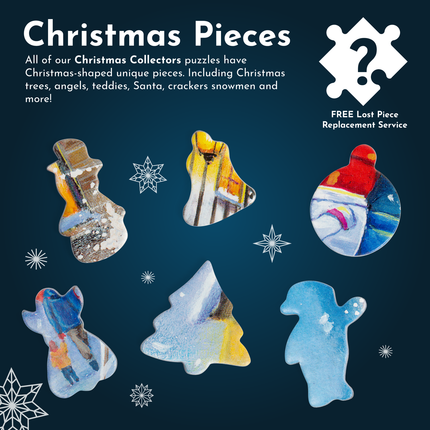 The House of Puzzles Let It Snow Puzzel 4x 500 Stukjes