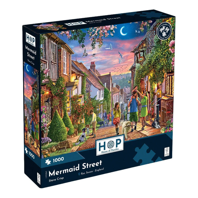 The House of Puzzles Mermaid Street Puzzel 1000 stukjes