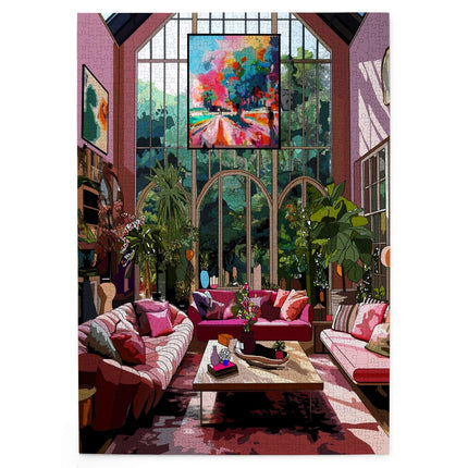 The House of Puzzles Miami Living Puzzel 1000 Stukjes