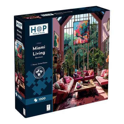 The House of Puzzles Miami Living Puzzel 1000 Stukjes