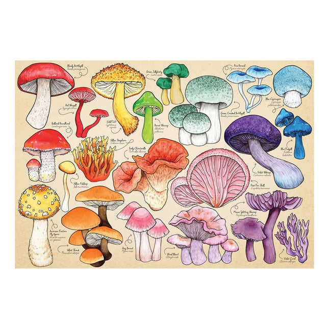 The House of Puzzles Mushroom Mania 1000 stukjes Puzzel