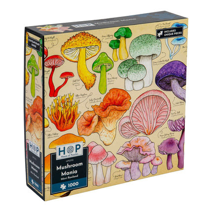 The House of Puzzles Mushroom Mania 1000 stukjes Puzzel