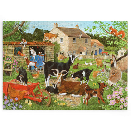 The House of Puzzles Nanny, Billy & the Kids Puzzel 500 XL Stukjes