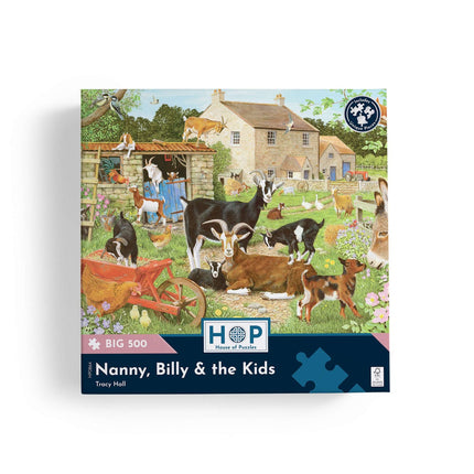 The House of Puzzles Nanny, Billy & the Kids Puzzel 500 XL Stukjes