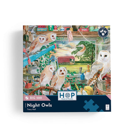The House of Puzzles Night Owls Puzzel 500 XL Stukjes