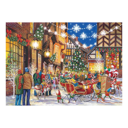 The House of Puzzles No.20 - Santa Switch On Puzzel 1000 Stukjes