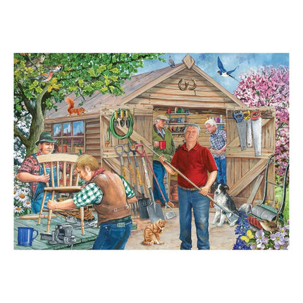 The House of Puzzles Our Man Shed Puzzel 500 XL Stukjes