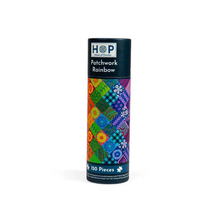 The House of Puzzles Patchwork Rainbow Puzzel 150 Mini Stukjes