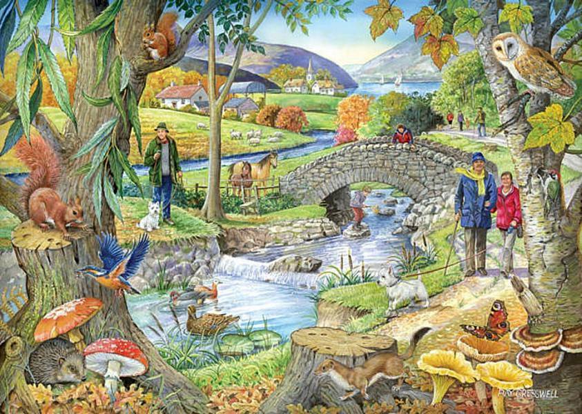 The House of Puzzles Riverside Walk Puzzel 250 Stukjes