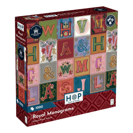 The House of Puzzles Royal Monograms Puzzel 1000 Stukjes