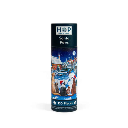The House of Puzzles Santa Paws Puzzel 150 Mini Stukjes