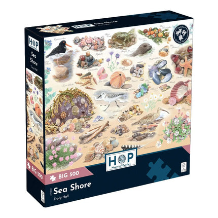 The House of Puzzles Sea Shore Puzzel 500 XL Stukjes