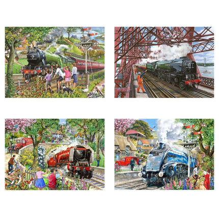 The House of Puzzles Steaming Along 4x 500 Stukjes