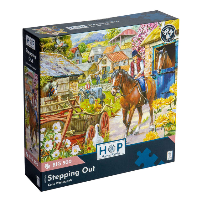 The House of Puzzles Stepping Out Puzzel 500 XL Stukjes