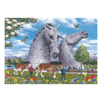 The House of Puzzles The Kelpies Puzzel 1000 Stukjes