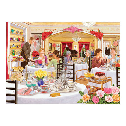 The House of Puzzles The Rose Tearooms Puzzel 500 XL Stukjes