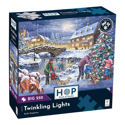 The House of Puzzles Twinkling Lights Puzzel 250 XL Stukjes