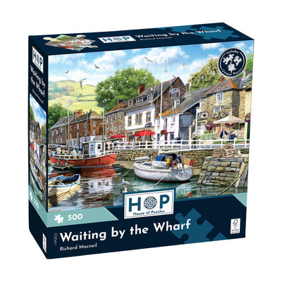 The House of Puzzles Waiting by the Wharf Puzzel 500 Stukjes