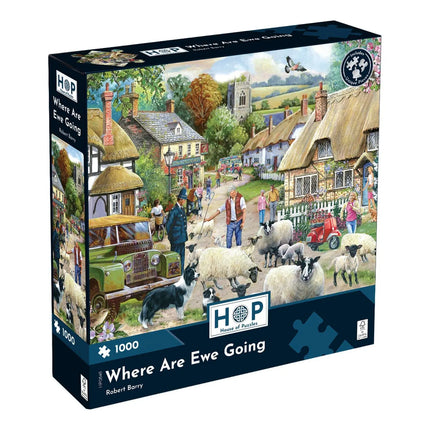 The House of Puzzles Where Are Ewe Going Puzzel 1000 stukjes