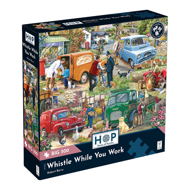 The House of Puzzles Whistle While you Work Puzzel 500 XL Stukjes