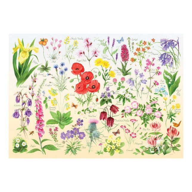 The House of Puzzles Wildflowers Puzzel 1000 Stukjes