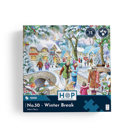The House of Puzzles Winter Break Find The Difference Puzzel 1000 Stukjes