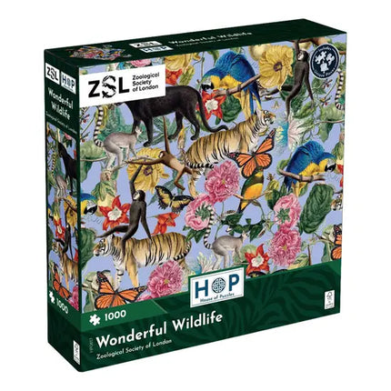 The House of Puzzles Wonderful Wildlife Puzzel 1000 Stukjes