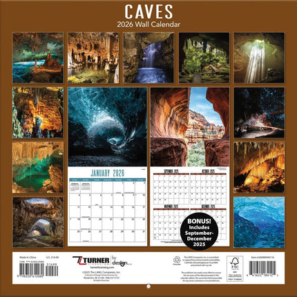 TL Turner Caves Kalender 2026