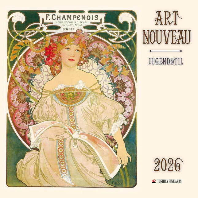 Tushita Art Nouveau Kalender 2026