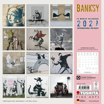 Tushita Banksy Kalender 2027