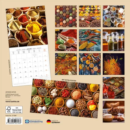 Tushita Food and Spices Kalender 2027