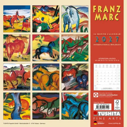 Tushita Franz Marc Kalender 2027