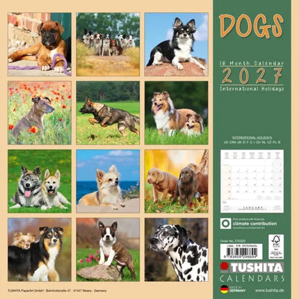 Tushita Honden Kalender 2027