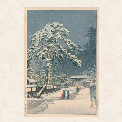 Tushita Kawase Hasui Kalender 2027