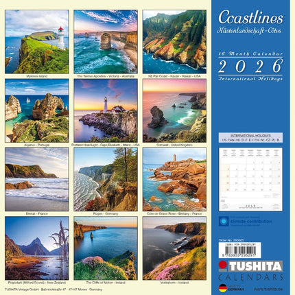 Tushita Kustlijnen Kalender 2026