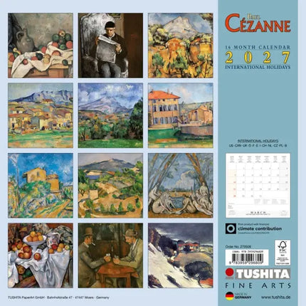 Tushita Paul Cezanne Kalender 2027
