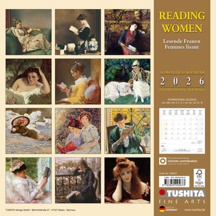 Tushita Reading Women Kalender 2026