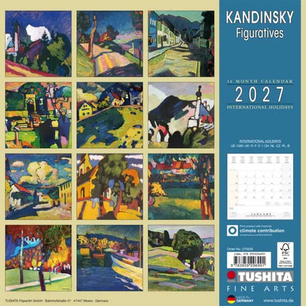 Tushita Wassily Kandinsky - Figuratives Kalender 2027