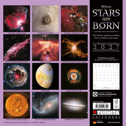 Tushita Where Stars are Born Kalender 2027