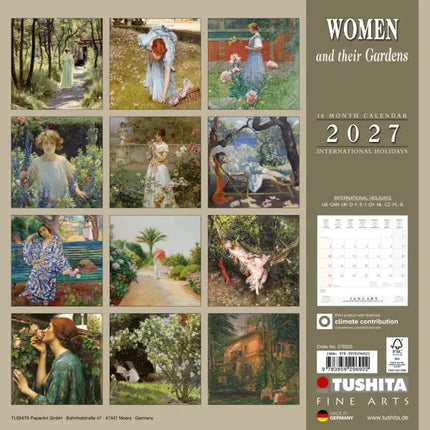 Tushita Woman and Their Gardens Kalender 2027