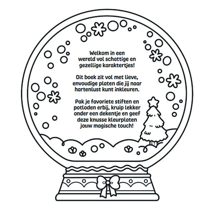 Uitgeverij MUS Cute & Cosy Wintermagie Kleurboek