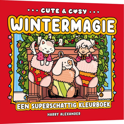 Uitgeverij MUS Cute & Cosy Wintermagie Kleurboek