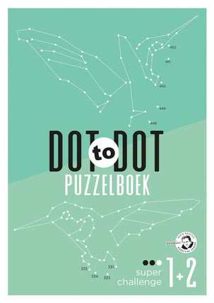 Uitgeverij MUS Dot to Dot Puzzelboek - Super Challenge 1+2