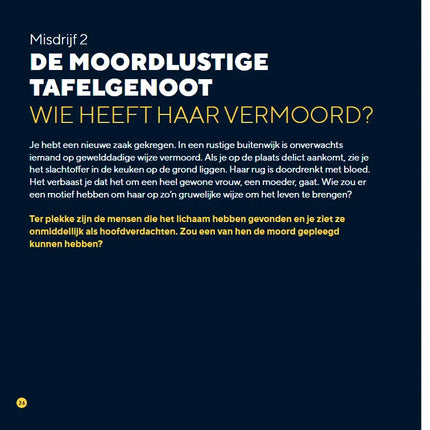 Uitgeverij MUS Geïllustreerde Misdaad 2 Puzzelboek